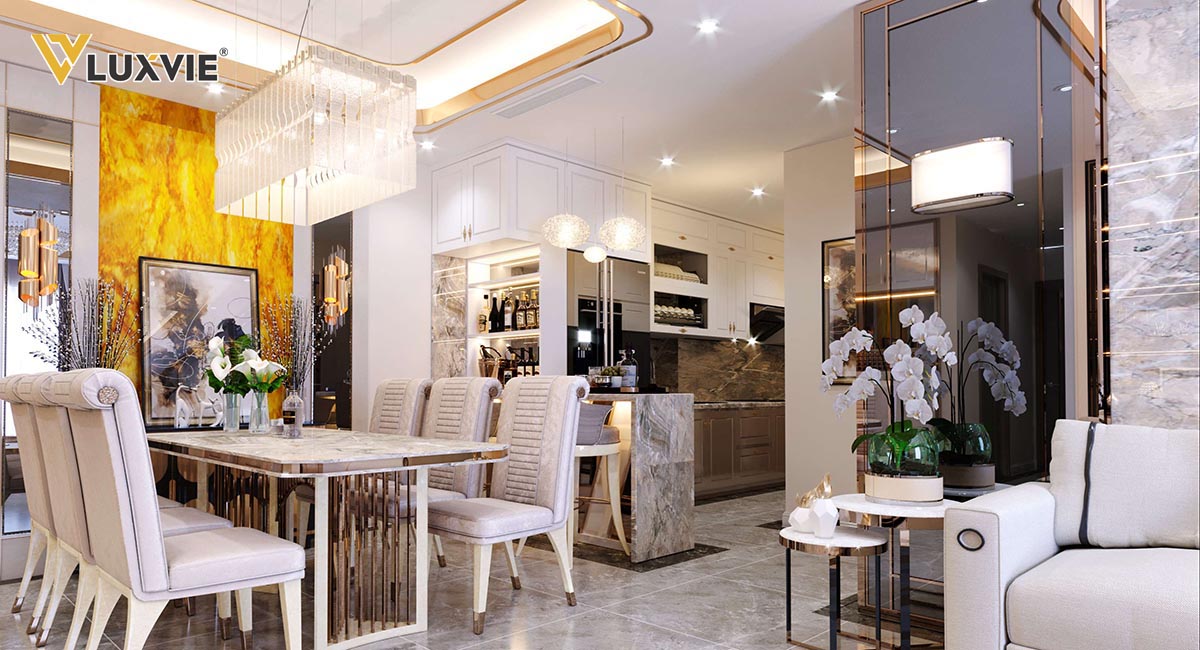 Gói thiết kế Căn hộ 4 PN phong cách Luxury